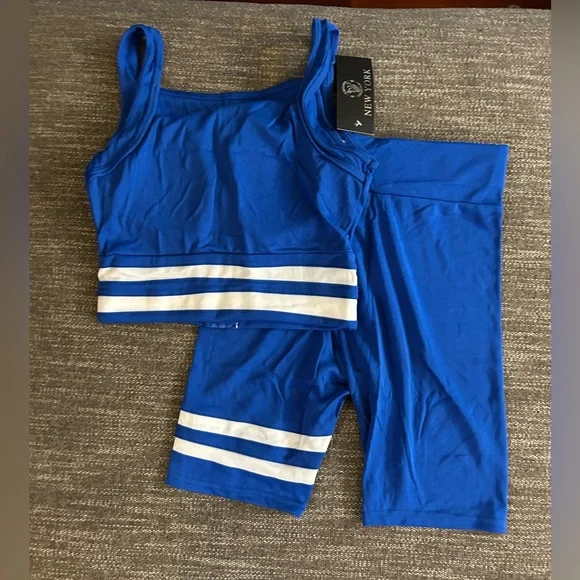 Blue 2 Piece Size S/M - Picture 2 of 2